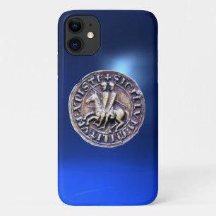 ZEEGEL VAN DE KNIGHTS TEMPLAR blue iPhone 11 Hoesje