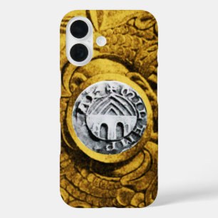 ZEEGEL VAN DE KNIGHTS TEMPLAR gold yellow iPhone 16 Hoesje