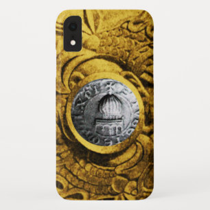 ZEEGEL VAN DE KNIGHTS TEMPLAR gold yellow iPhone XR Hoesje