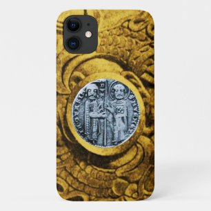 ZEEGEL VAN DE KNIGHTS TEMPLAR gold yellow iPhone 11 Hoesje