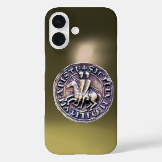 ZEEGEL VAN DE KNIGHTS TEMPLAR grijs Case-Mate iPhone Case (Achterkant)