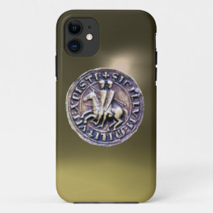ZEEGEL VAN DE KNIGHTS TEMPLAR grijs iPhone 11 Hoesje