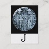 ZEEGEL VAN DE KNIGHTS-TEMPLAR-MONOGRAM-parel Visitekaartje (Achterkant)