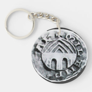 ZEEGEL VAN DE KNIGHTSTEMPLAR SLEUTELHANGER