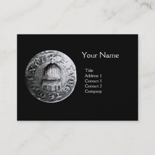ZEEGEL VAN HET KNIGHTS-MONOGRAM-goud Visitekaartje
