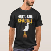 Zeegelaars citeren Zee dat ik een zeemeeuw ben T-shirt (Voorkant)