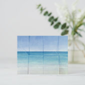 Zeegezicht 1984 briefkaart (Staand voorkant)