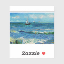 Zeegezicht bij Les Saintes-Maries Fijne Kunst