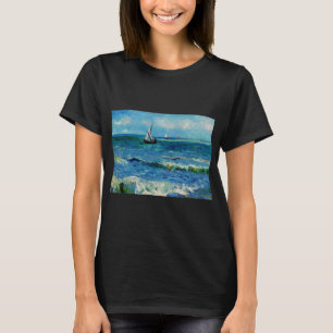 Zeegezicht bij Les Saintes-Maries Fijne Kunst T-shirt