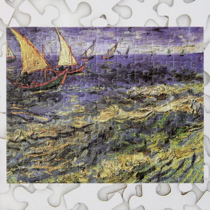 Zeegezicht bij Saintes Maries door Vincent van Gog Legpuzzel