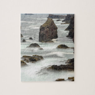 Zeegezicht en zee-stapels, Shetland Legpuzzel