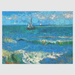 Zeegezicht nabij Les Saintes-Maries-de-la-Mer, Sti Tissuepapier