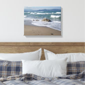 Zeegezicht verpakt Canvas Afdruk (Insitu (Slaapkamer))