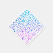 Zeeglas Waterverf Schilderen Strand Servet (Hoek)