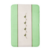 Zeegrapbloei Stripe- Key Limoen- Badmat (Voorkant Verticaal)