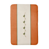 Zeegrapbloei Stripe- Sienna- Badmat (Voorkant Verticaal)