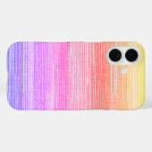 Zeegras Abstracte Waterverf Ombre Neon Case-Mate iPhone Case (Achterkant (horizontaal))