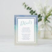 Zeegrens Informatiekaartje (Staand voorkant)