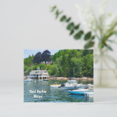 Zeehaven in Maine Briefkaart (Staand voorkant)