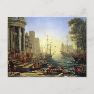 Zeehaven met de inblazing van St. Ursula Briefkaart