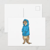 Zeehond met Hoodie Briefkaart (Voorkant / Achterkant)