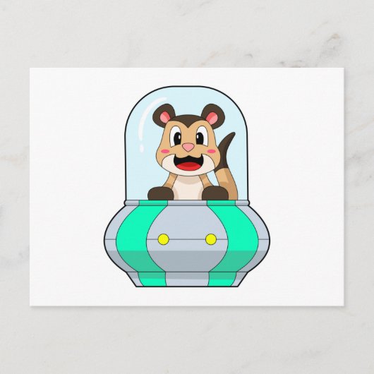 Zeehond met Onderzeeboot Briefkaart (Voorkant)