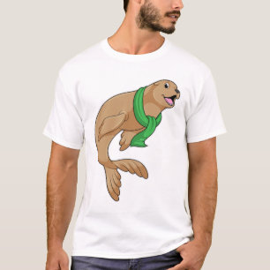 Zeehond met Sjaal T-shirt