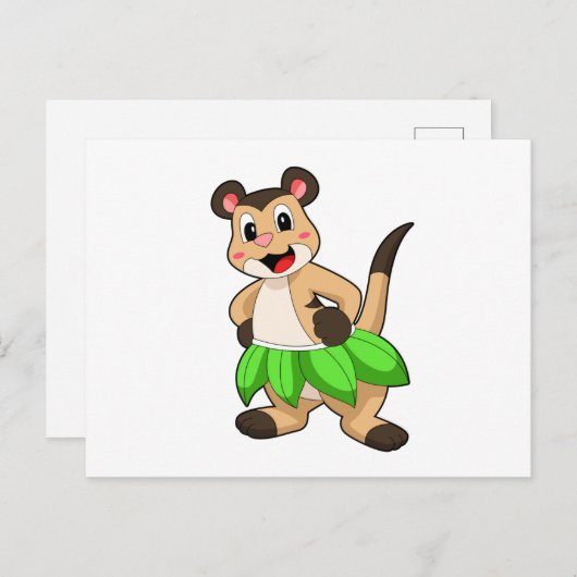 Zeehond op balletles briefkaart (Voorkant / Achterkant)