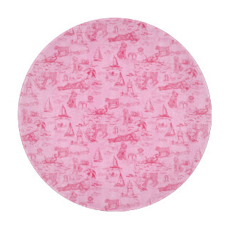 Zeehond Toile Roze Snijplank