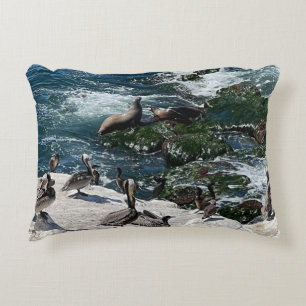 Zeehonden en vogels accentueren kussen