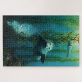 Zeehonden, zeehonden, zwemmen, leeuw van zee, have legpuzzel (Horizontaal)