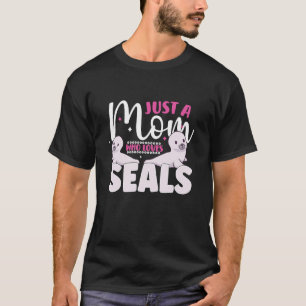 zeehondendier wildernis dieren zeehonden schattig t-shirt