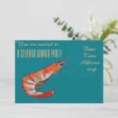 Zeehondengarnaal - diner BBQ Kaart (Staand voorkant)