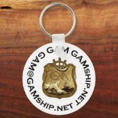 zeehondengoud sleutelhanger (Voorkant)