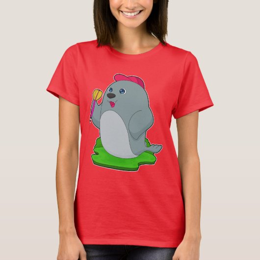 zeehondenpijltje t-shirt (Voorkant)