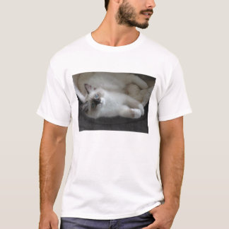 Zeehondenpunt en shirt van het witte Siberische Ka