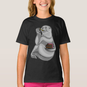 zeehondenverjaardagstaart t-shirt