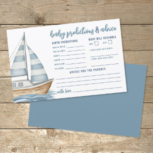 Zeekaart Baby Shower Advies Voorspellingen Kaart