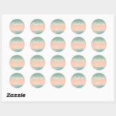 zeekant ronde sticker (Vel)