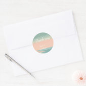 zeekant ronde sticker (Envelop)