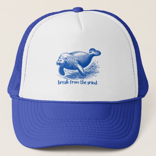 Zeekoe Hoed Trucker Pet (Voorkant)