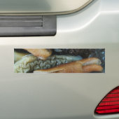 Zeekomkommer ... Yaowarat Markt Eten Bumpersticker (Op auto)