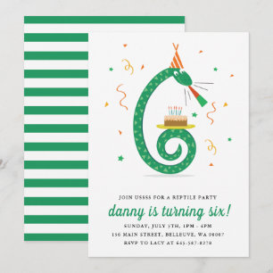 Zeekreep en cake Birthday party nodiguit_Vanilla Kaart