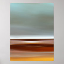 Zeekust Beach Sky Landschap Blue Brown Grey