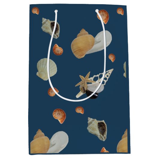 Zeekust van zeegaand zee medium cadeauzakje (Voorkant)