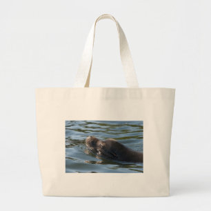 Zeeleeuw Grote Tote Bag