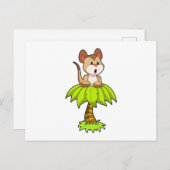 Zeeleeuw met boom briefkaart (Voorkant / Achterkant)