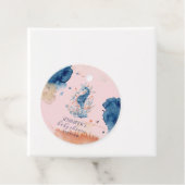 zeeleven | Baby shower van zeepaardjes Bedankjes Labels (In situ)