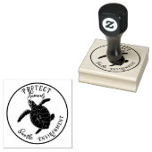 Zeeleven verklikker 	rubberstempel (Gestempeld)