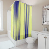 Zeemacht en geel douchegordijn (In situ)